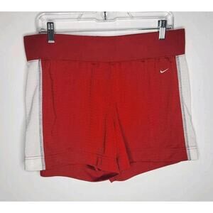 Nike Vintage 90s Womens Team Shorts Size L Red